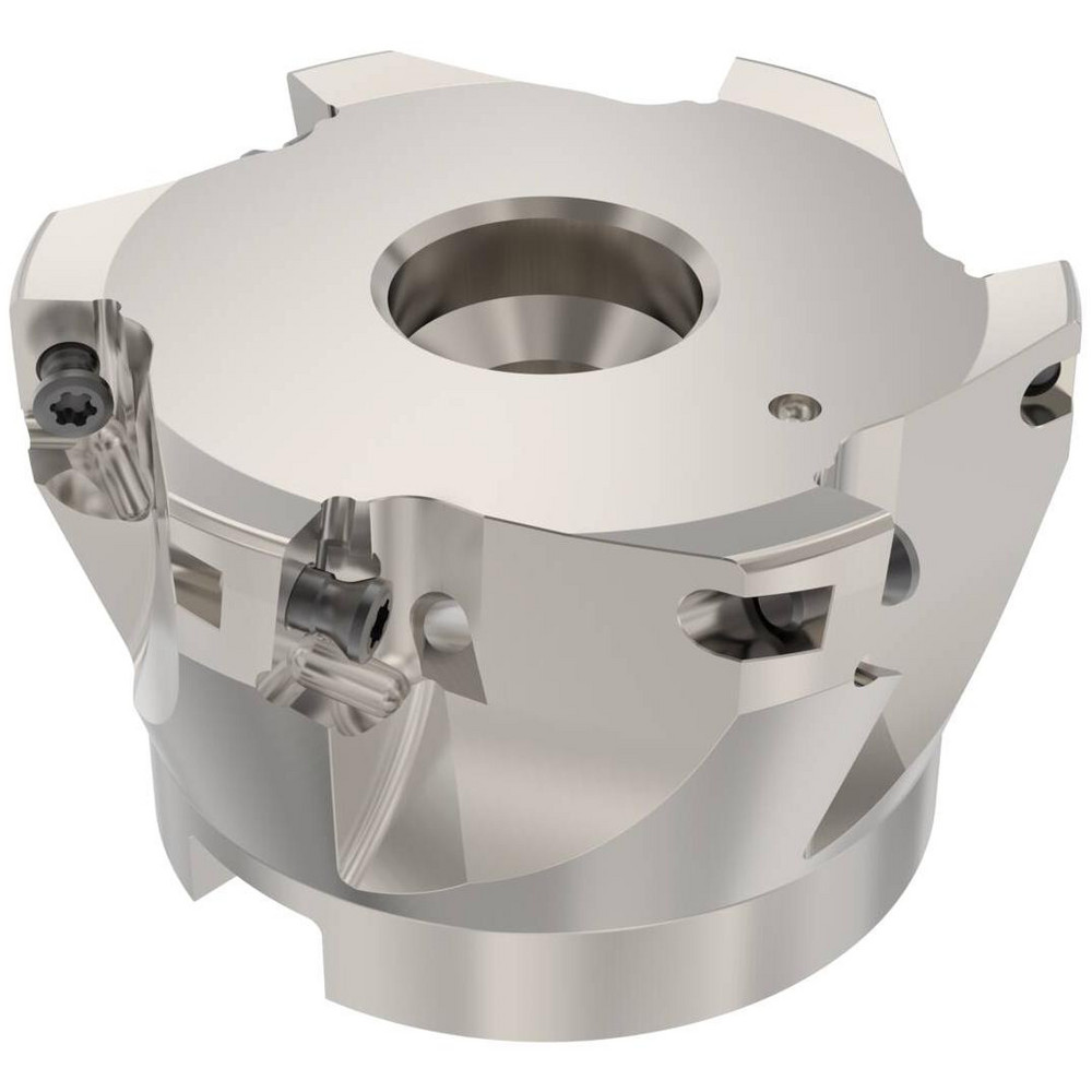 Seco 66mm Cut Dia, 27mm Arbor Hole Dia, 11mm Max Depth, Indexable Square-Shoulder Face Mill - 02969085