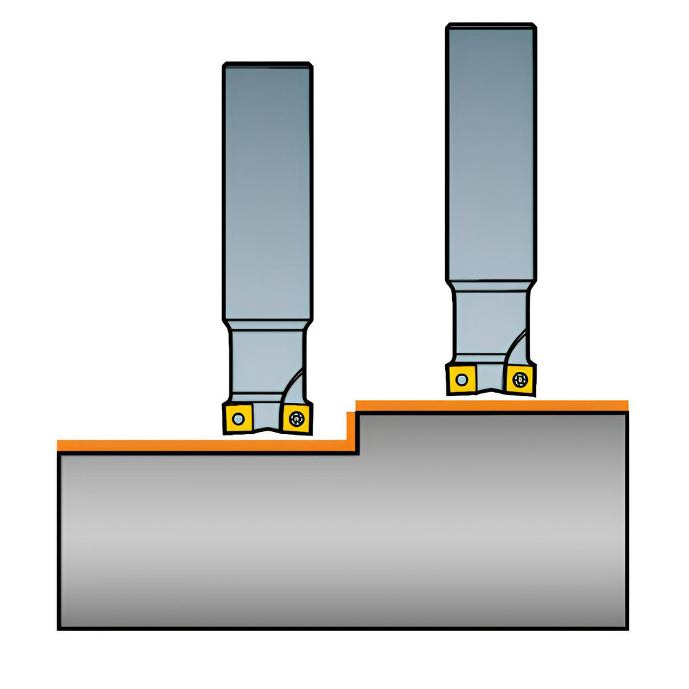 Sandvik Coromant 25mm Cut Dia, 20mm Arbor Hole Dia, 5.5mm Max Depth, Indexable Square-Shoulder Face Mill - 5761974