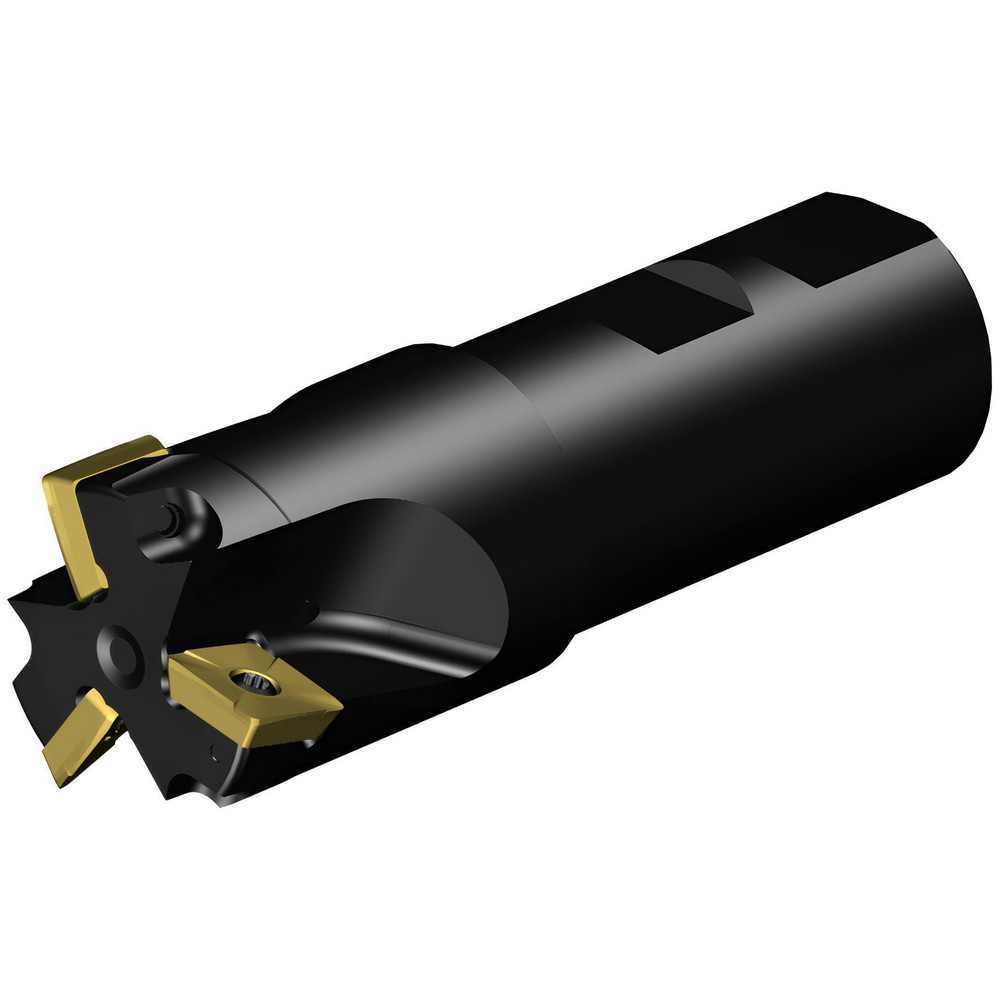 Sandvik Coromant 40mm Cut Dia, 32mm Arbor Hole Dia, 10mm Max Depth, Indexable Square-Shoulder Face Mill - 5829321