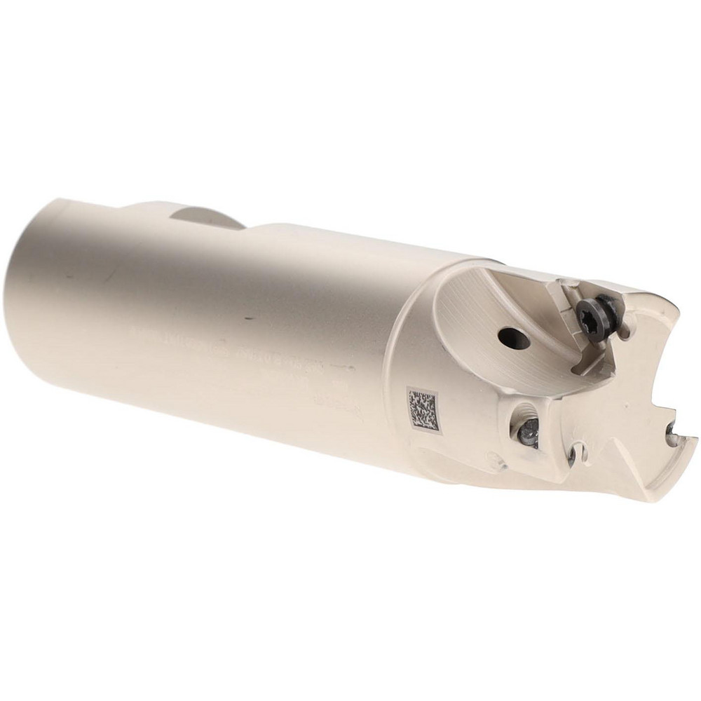 Iscar Indexable Square-Shoulder End Mill: APK-D1.00-1.50-W1.00FE, 1" Cut Dia, 1.47" Max Depth of Cut, 1" Dia Weldon Flat Shank - 3100274