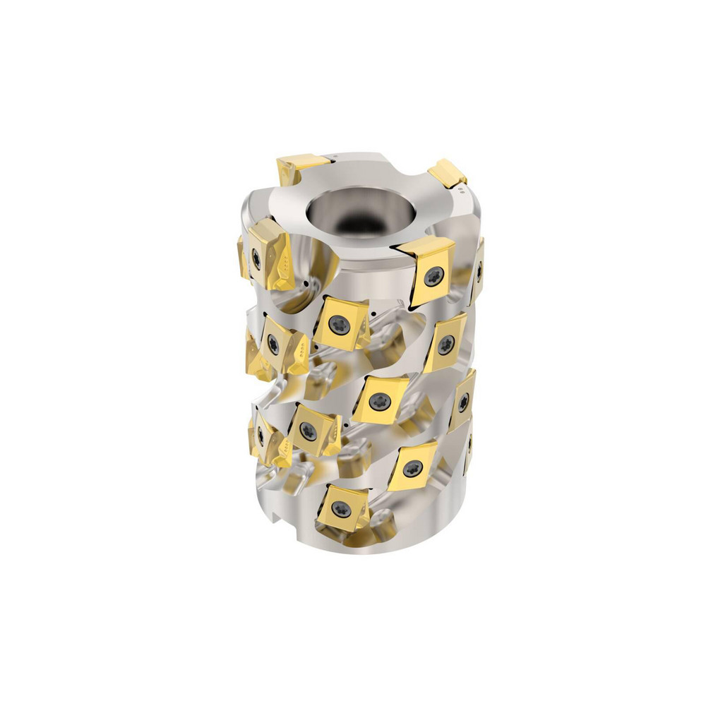Seco Indexable Square-Shoulder Face Mill:  R220.9402.503.18LO124A,  2-1/2'' Cut Dia,  1.0000" Arbor Hole Dia,  3.1890" Max Cutting Depth - 10215192
