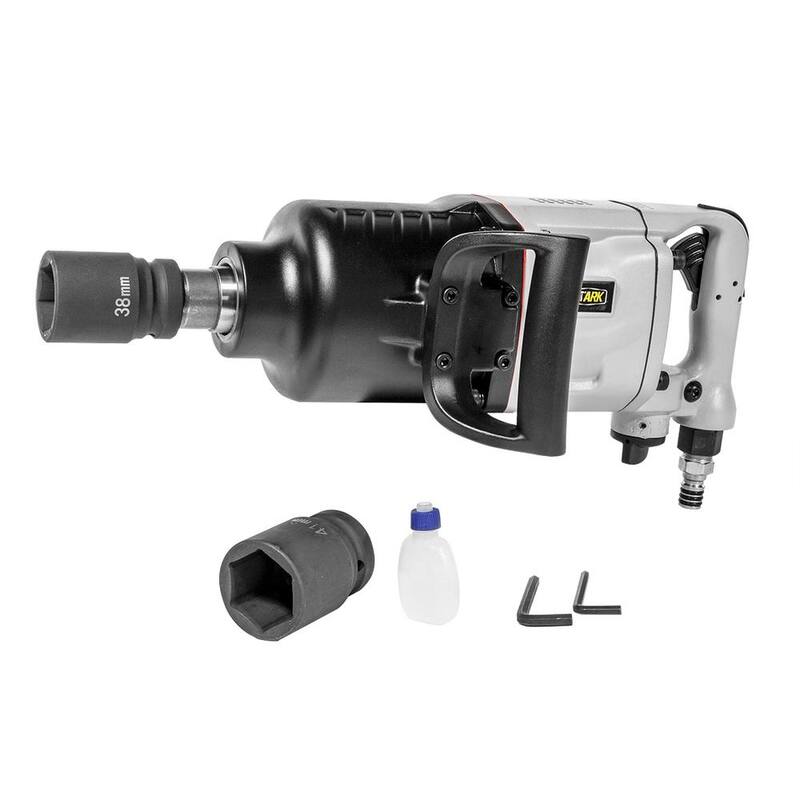Stark 2,200 ft./lbs. 1 in. Heavy-Duty Stubby Impact Wrench - 44404