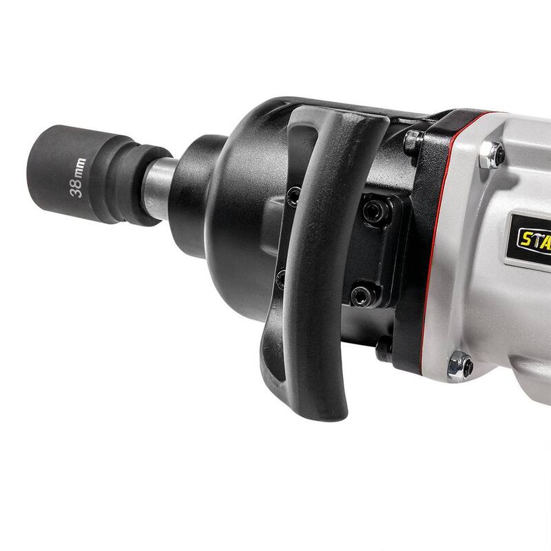 Stark 2,200 ft./lbs. 1 in. Heavy-Duty Stubby Impact Wrench - 44404