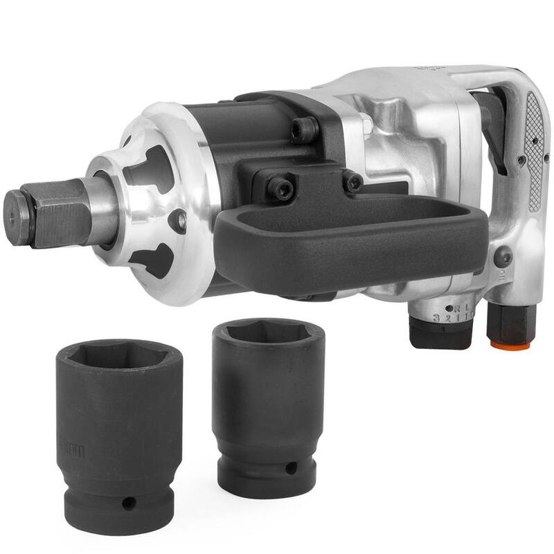 Stark 2,200 ft./lbs. 1 in. Heavy-Duty Stubby Impact Wrench - 44404