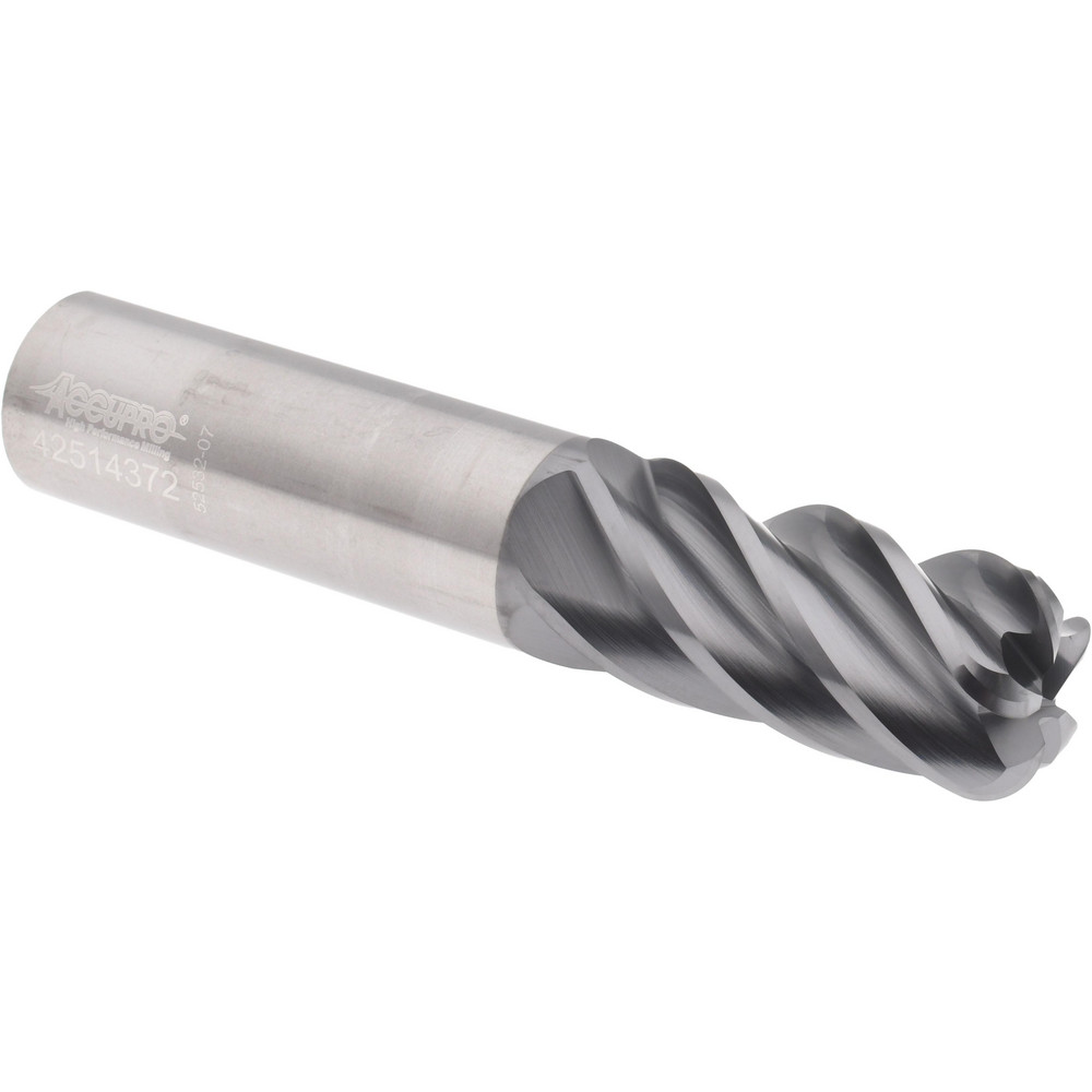 Kennametal 60° Lead Angle, 1.2598" to 2.0472" Cut Dia, 1.2598" Shank Dia, Indexable & Chamfer End Mill - 1024604