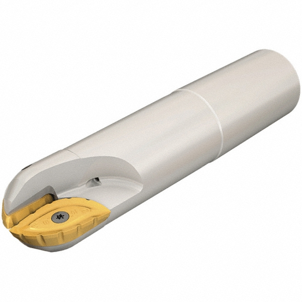 Tool-Flo Indexable Ball Nose End Mill: 1-1/2" Cut Dia, 12" OAL - TBNS15012WS1500
