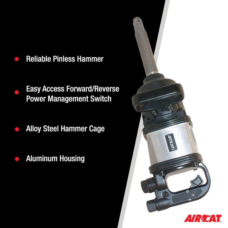 AIRCAT 1 in. x 8 in. Super Duty Impact Wrench - 1994