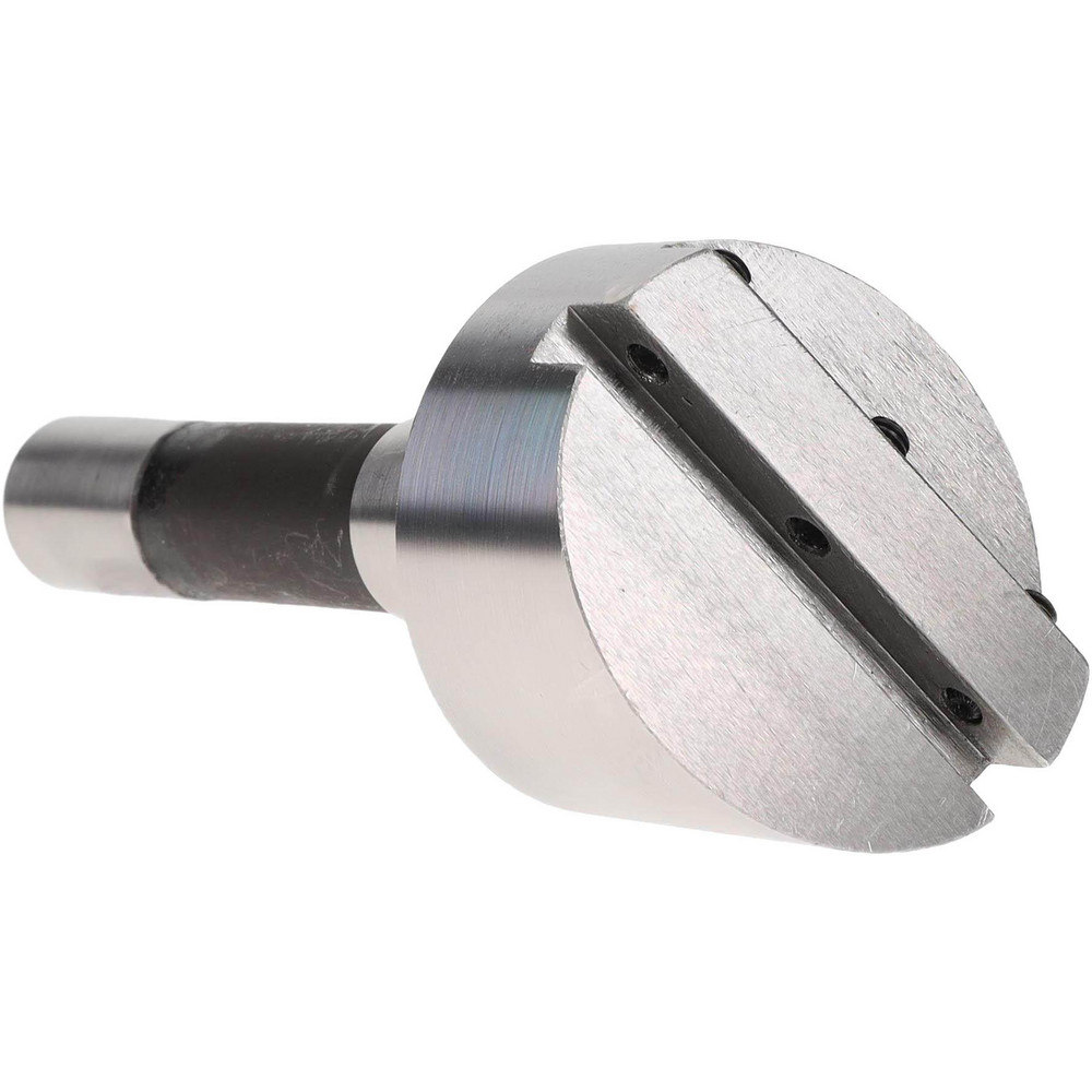 Iscar 45° Lead Angle, 2.4803" to 3.1969" Cut Dia, R8 Indexable & Chamfer End Mill - 3100048