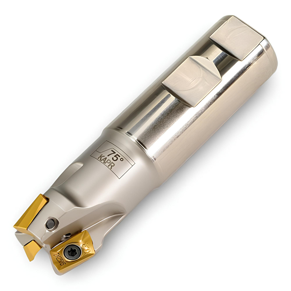 Ingersoll Cutting Tools Indexable High-Feed End Mill: 1TG1F-10032S1R01, 1" Cut Dia - 3029344