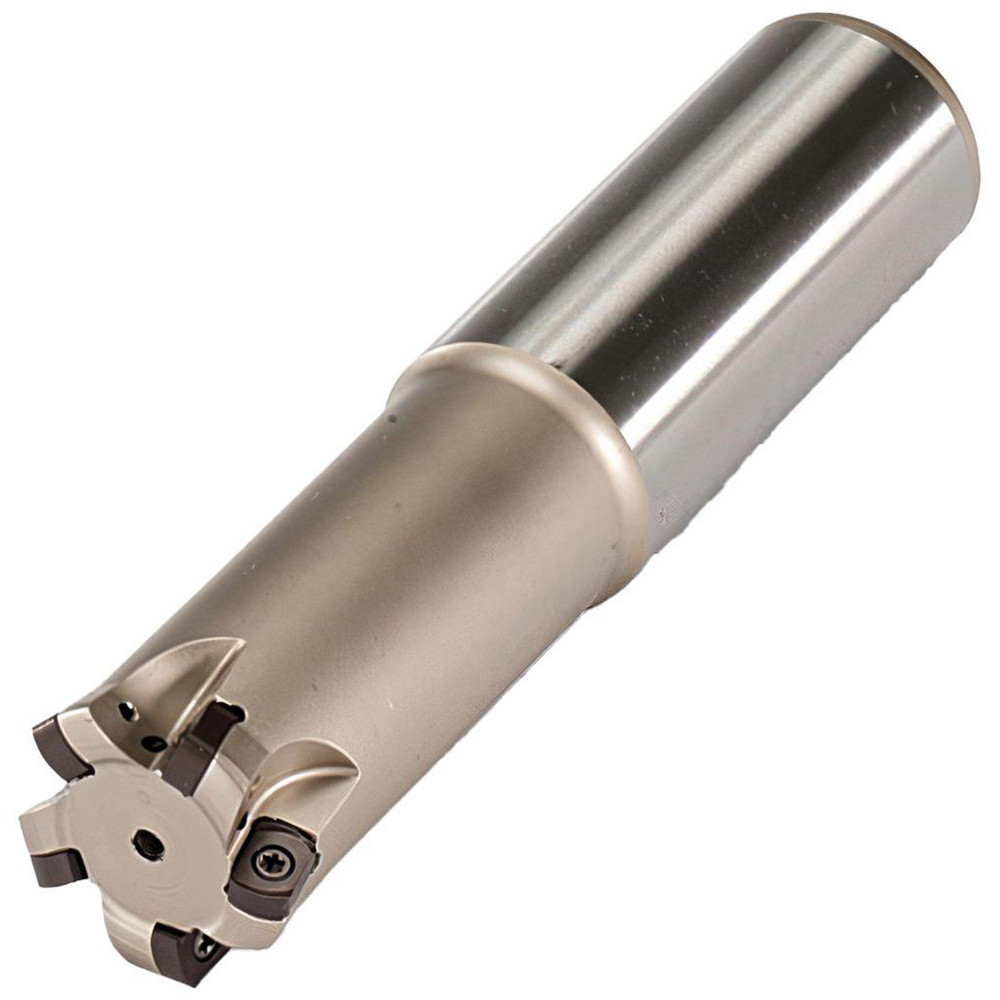 Ingersoll Cutting Tools Indexable High-Feed End Mill: 1TG1F-10032S1R01, 1" Cut Dia - 3029344