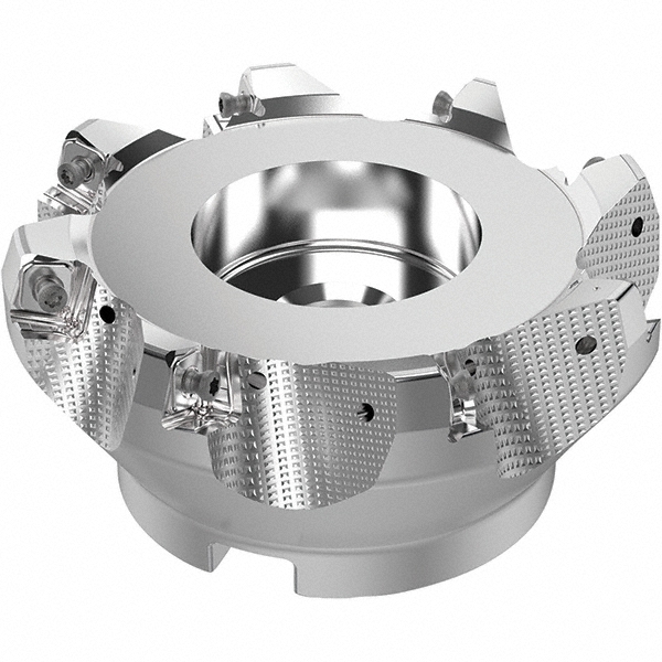 Seco 3" Cut Dia, 1" Arbor Hole, 0.315" Max Depth of Cut, 71° Indexable Chamfer & Angle Face Mill - 03241911