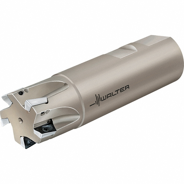 Iscar Indexable Square-Shoulder End Mill: HM90 E90A-D22-3-W25, 22 mm Cut Dia, 10 mm Max Depth of Cut, 25 mm Dia Weldon Flat Shank - 3101906