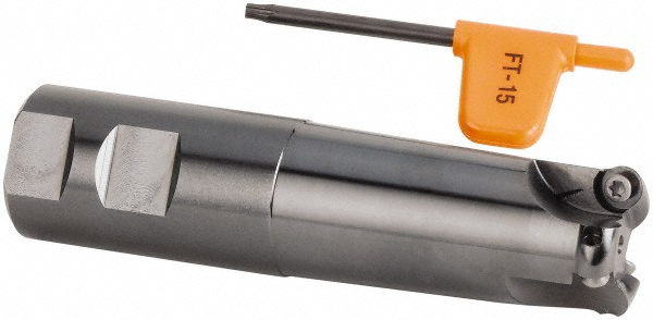 Kennametal Indexable Copy End Mill: 1-1/4" Cut Dia, 0.25" Max Depth of Cut, Through Coolant - 3760370