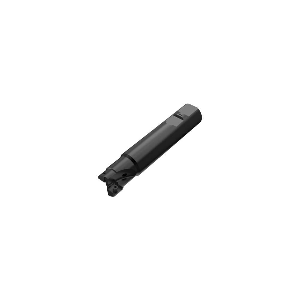 Seco Indexable Square-Shoulder End Mill: R417.19-01.00-3, 1" Cut Dia, 0.31" Max Depth of Cut, 1" Dia Weldon Flat Shank - 75072173
