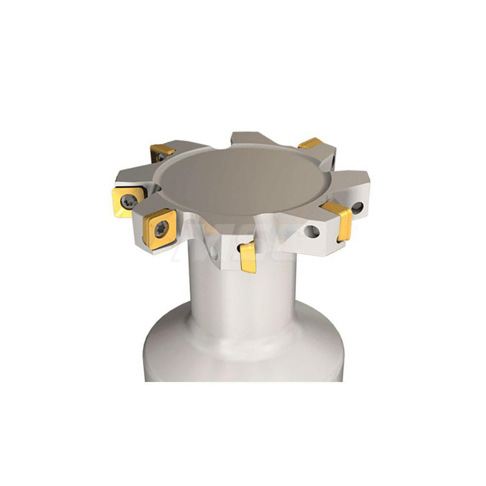 Iscar Indexable Slotting Cutter: 8.00 mm Cutting Width, 50.00 mm Cutter Dia, CF4 Connection, 13.90 mm Depth of Cut, 13.90 mm Depth of Cut, 44.00 mm Shank Dia, 42.00 mm Shank Length - 3102278