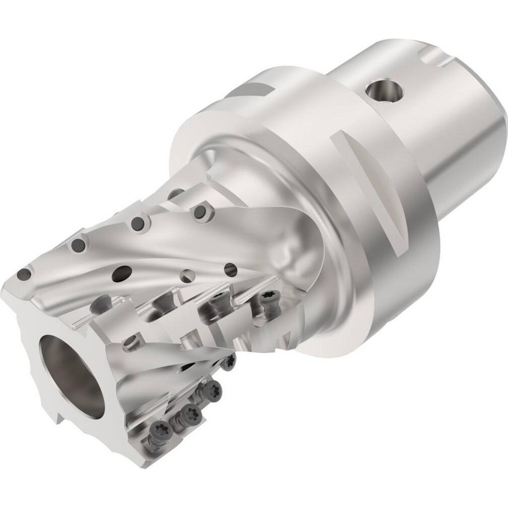 Seco Indexable Square-Shoulder End Mill: C6R217.6906307412.5BAN, 63 mm Cut Dia, 74.4 mm Max Depth of Cut, 63 mm Dia Modular Connection Shank - 02829938
