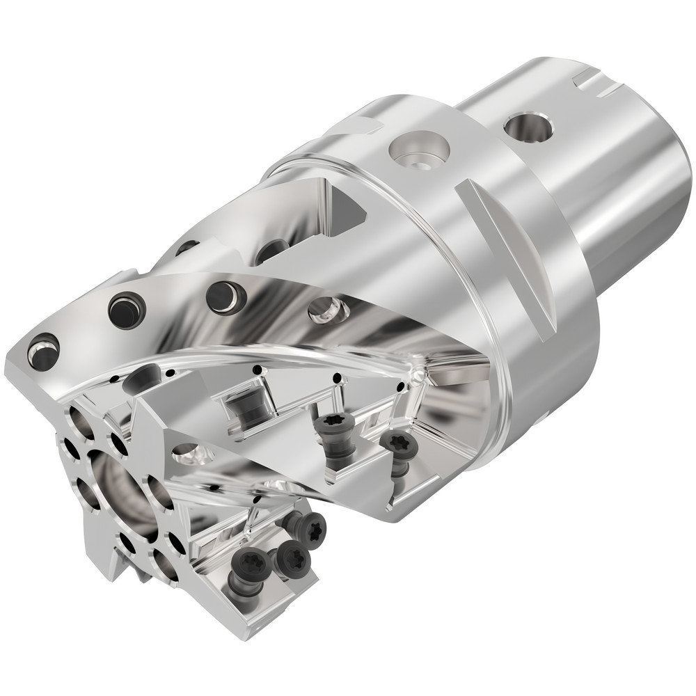 Seco Indexable Square-Shoulder End Mill: C6R217.6906307412.5BAN, 63 mm Cut Dia, 74.4 mm Max Depth of Cut, 63 mm Dia Modular Connection Shank - 02829938