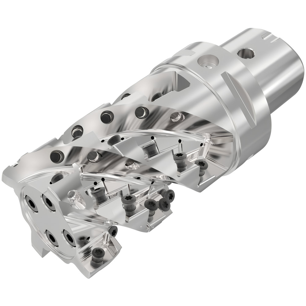 Seco Indexable Square-Shoulder End Mill: C6R217.6906307412.5BAN, 63 mm Cut Dia, 74.4 mm Max Depth of Cut, 63 mm Dia Modular Connection Shank - 02829938