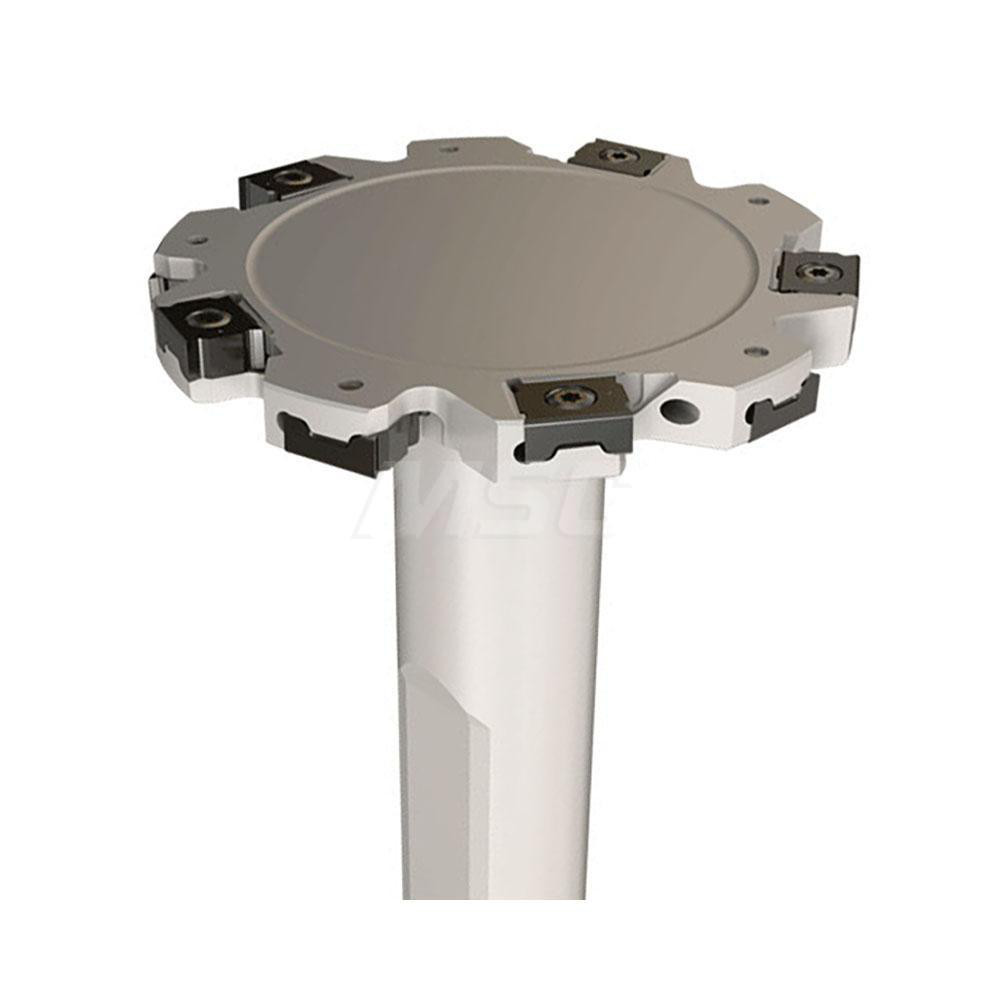Iscar Indexable Slotting Cutter: 0.1570" Cutting Width, Weldon Connection, 0.6300" Shank Dia, 3.3660" Shank Length, Right Hand - 3104028