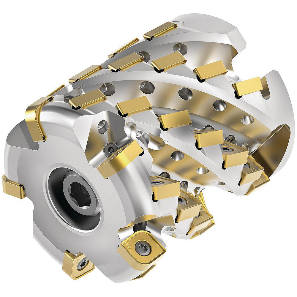Kennametal 2" Cut Dia, 1" Arbor Hole Dia, 2.1429" Max Depth, Indexable Square-Shoulder Face Mill - 6456649