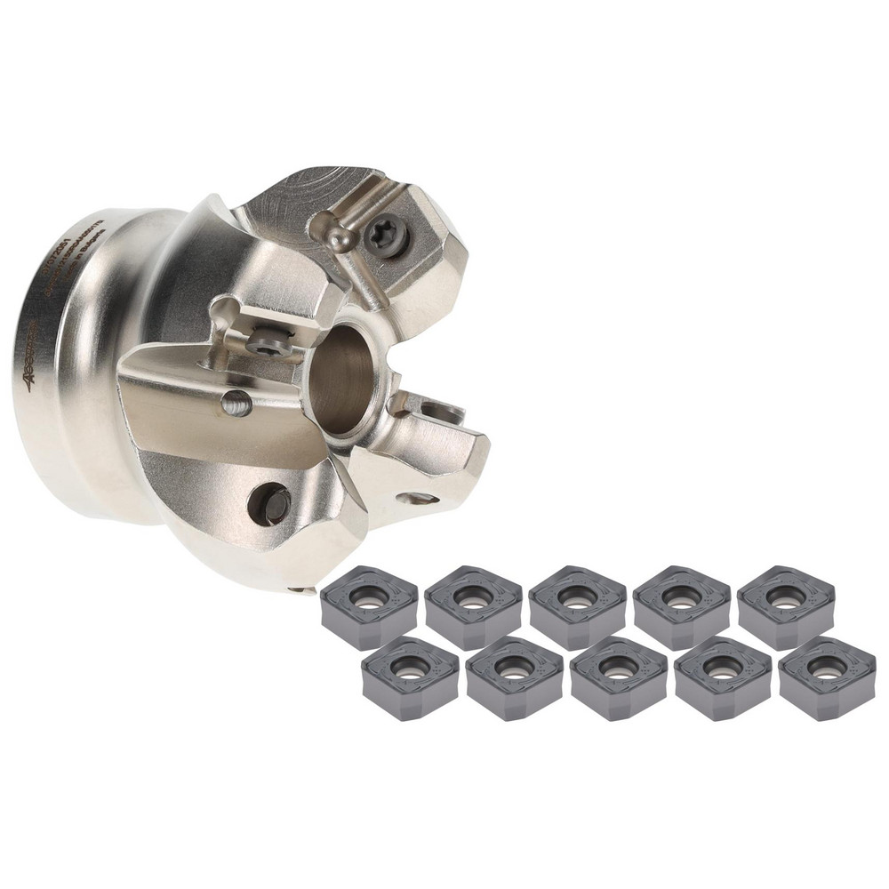 Accupro Indexable Chamfer & Angle Face Mills: Minimum Cutting Diameter (Decimal Inch): 4.0000; Minimum Cutting Diameter (Inch): 4 - 07073208/54054705