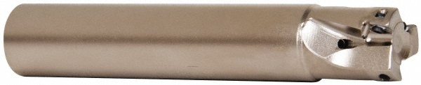 Tungaloy Indexable Square-Shoulder End Mill: EPS11050RLU, 1/2" Cut Dia, 0.417" Max Depth of Cut, 5/8" Dia Cylindrical Shank - 6843441