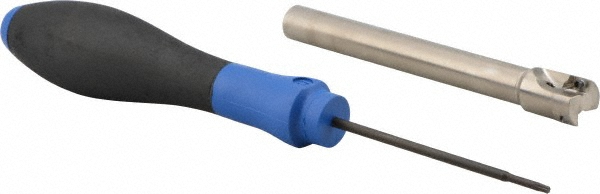 Seco Indexable Square-Shoulder End Mill: R217.69-00.625-0063LAN, 5/8" Cut Dia, 0.197" Max Depth of Cut, 1/2" Dia Cylindrical Shank - 02694890