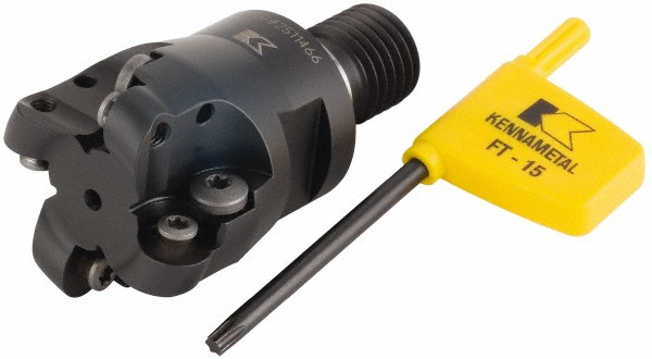Sumitomo Indexable Copy End Mill: 1-1/2" Cut Dia, 0.2362" Max Depth of Cut - 2200WC7