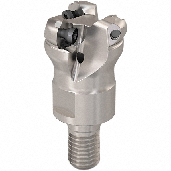 Seco Indexable Copy End Mill: 0.512" Cut Dia, Through Coolant - 02949605