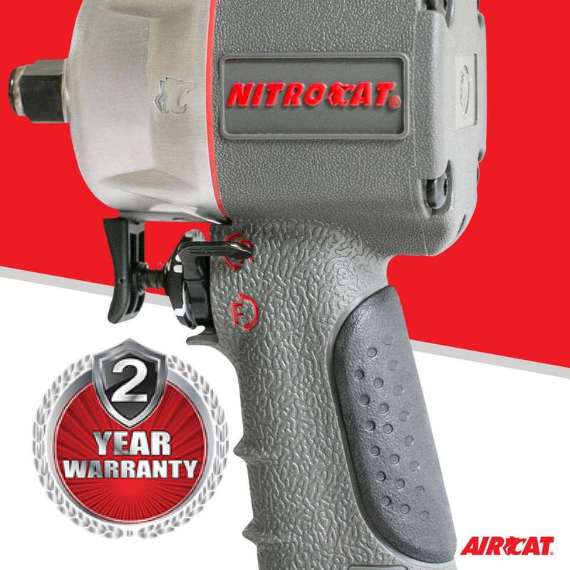 AIRCAT NITROCAT 3/8 in. Composite Compact Impact Wrench - 1076-XL