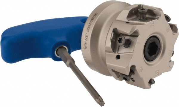Iscar 4" Cut Dia, 1-1/2" Arbor Hole Dia, 0.492" Max Depth, Indexable Square-Shoulder Face Mill - 3105324