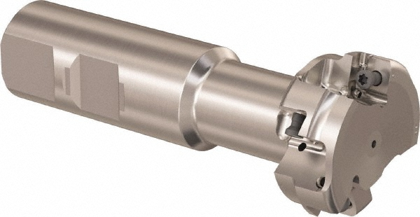 Walter 1.447" Cut Dia, 0.6" Cut Width, 1" Shank Dia, Indexable T-Slot Cutter - 6795973