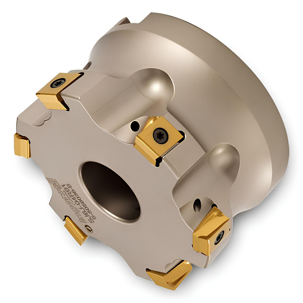 Ingersoll Cutting Tools Indexable Square-Shoulder Face Mill:  SHU-40022D5R01,  4'' Cut Dia,  1.5000" Arbor Hole Dia,  0.5900" Max Cutting Depth - 3023692