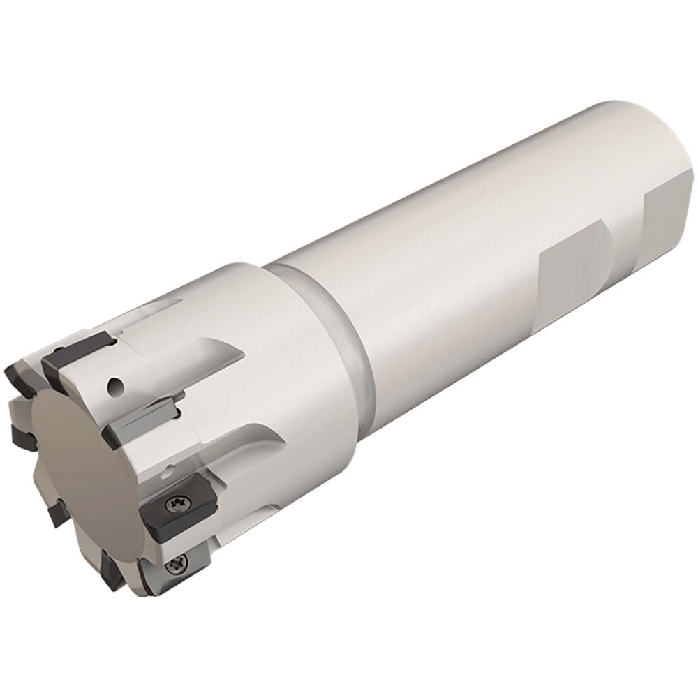 Ceratizit Indexable Square-Shoulder End Mill: C2110375R0107A0750EF, 3/8" Cut Dia, 0.236" Max Depth of Cut, 3/8" Dia Cylindrical Shank - 5875203701