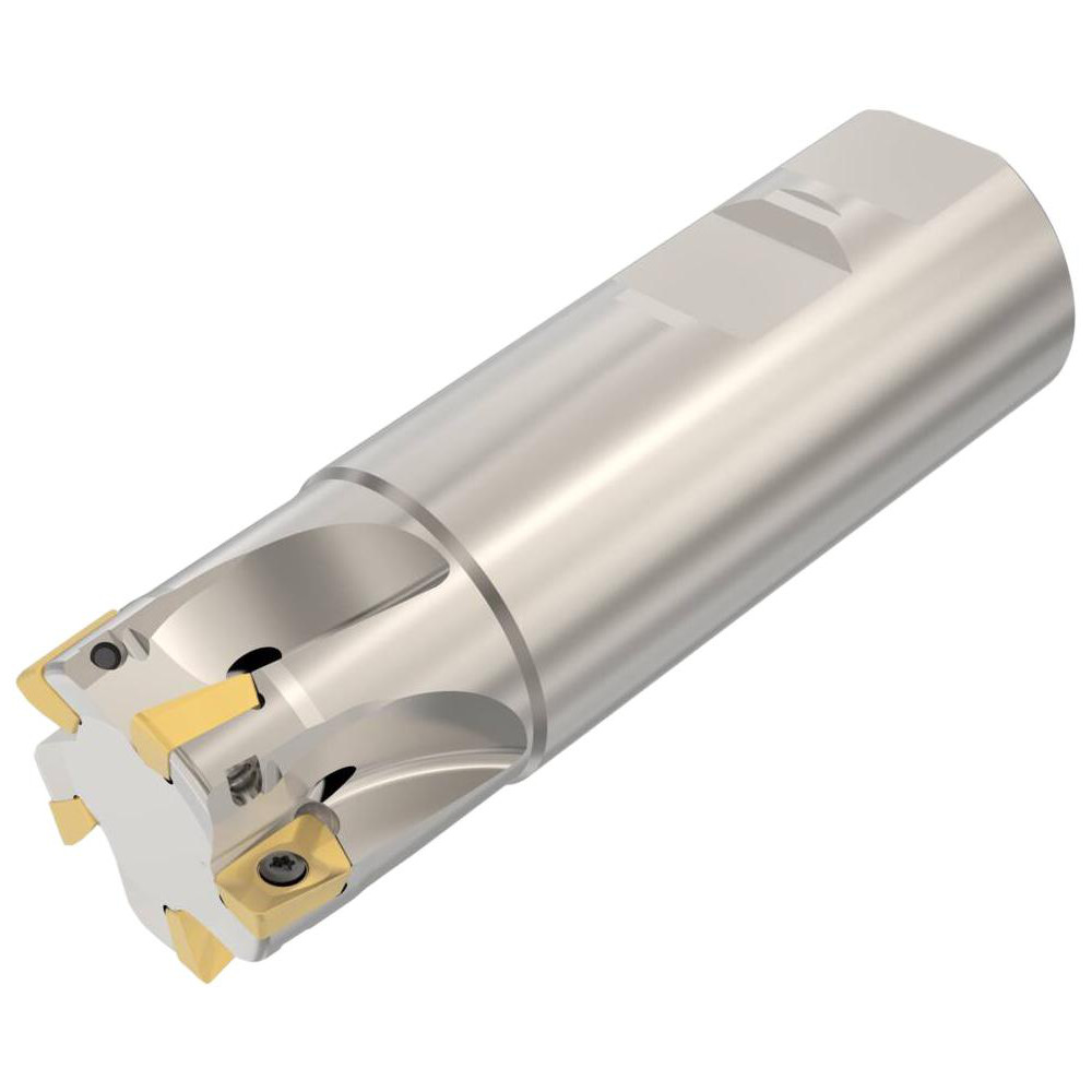 Seco Indexable Square-Shoulder End Mill: R217.69-01.25-3-10-5A, 1-1/4" Cut Dia, 0.354" Max Depth of Cut, 1-1/4" Dia Weldon Flat Shank - 02772731