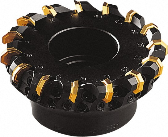 Seco 92mm Cut Dia, 27mm Arbor Hole, 5mm Max Depth of Cut, 43° Indexable Chamfer & Angle Face Mill - 00090771