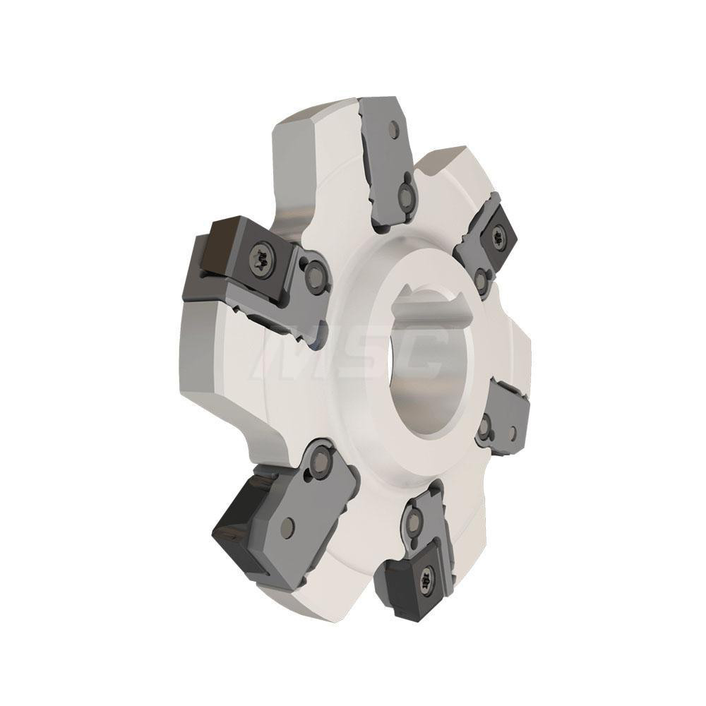 Iscar Indexable Slotting Cutter: 8.00 mm Cutting Width, 125.00 mm Cutter Dia, Arbor Connection, 32.00 mm Depth of Cut, 32.00 mm Depth of Cut, 40.00 mm Shank Dia - 3103982