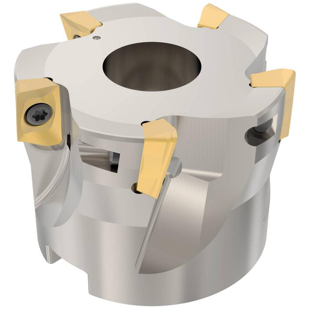Seco 44mm Cut Dia, 16mm Arbor Hole Dia, 11mm Max Depth, Indexable Square-Shoulder Face Mill - 02969083