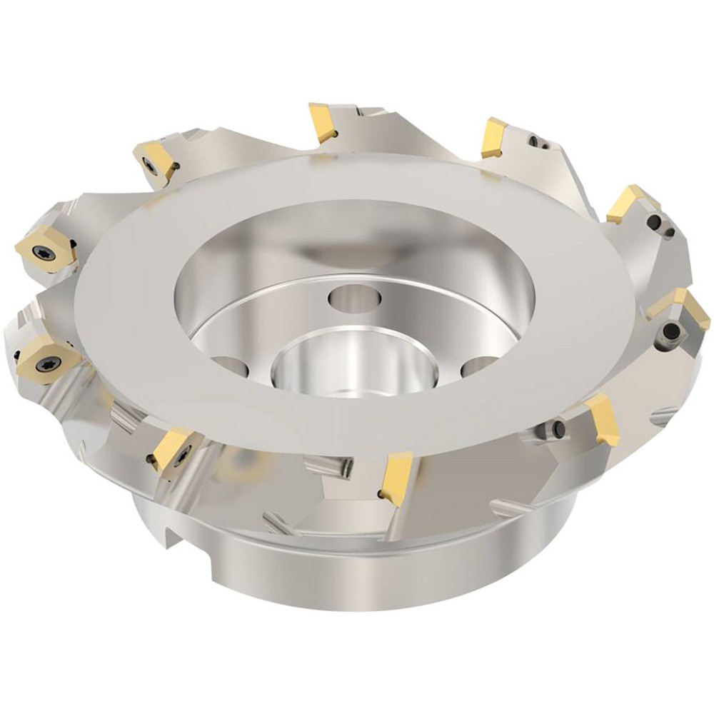 Seco 8.42" Cut Dia, 2-1/2" Arbor Hole, 0.236" Max Depth of Cut, 45° Indexable Chamfer & Angle Face Mill - 02422151