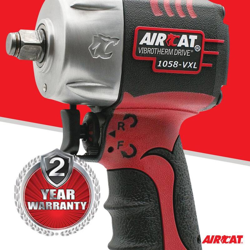 AIRCAT 3/8 in. Vibrotherm Drive Compact Impact Wrench - 1059-VXL