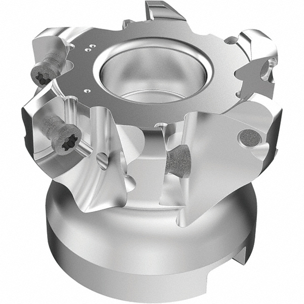Sandvik Coromant Indexable High-Feed Face Mill: 0.8661" Arbor Hole - 5742582