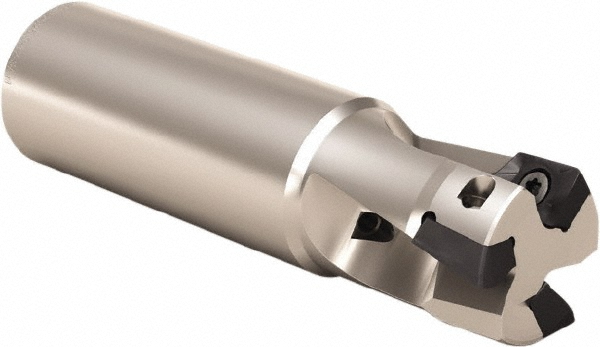 LMT Indexable Square-Shoulder End Mill: EBGV25A25160N, 25 mm Cut Dia, 25 mm Dia Cylindrical Shank - 6121371