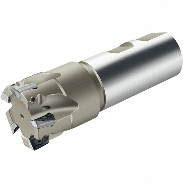LMT Indexable Square-Shoulder End Mill: EBGV25A25160N, 25 mm Cut Dia, 25 mm Dia Cylindrical Shank - 6121371
