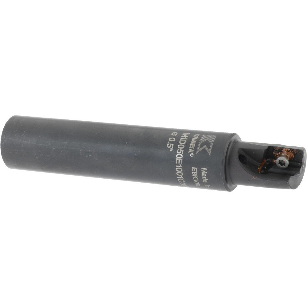 Dapra Indexable Square-Shoulder End Mill: SSEM0500-0625-R35-1, 1/2" Cut Dia, 0.35" Max Depth of Cut, 5/8" Dia Weldon Flat Shank - 20000C