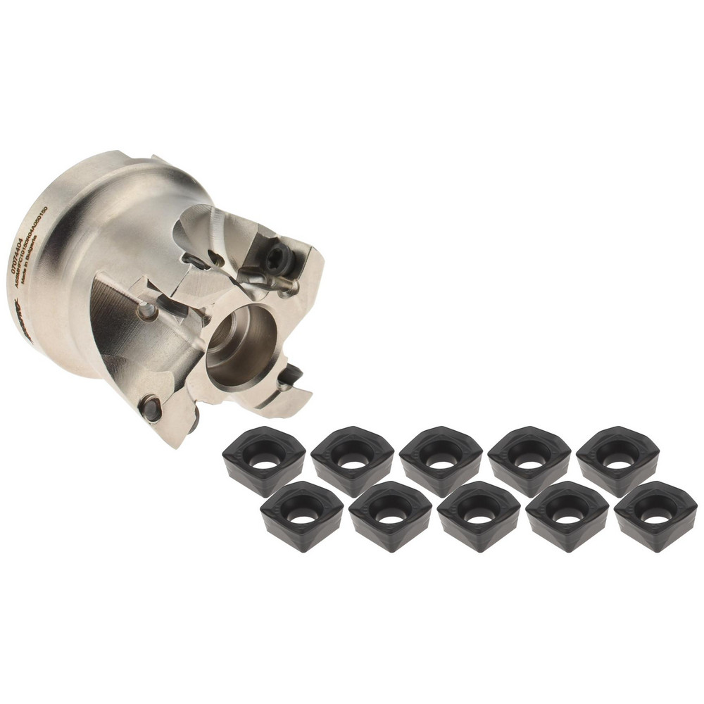 Accupro Indexable High-Feed Face Mills: Cutting Diameter (mm): 38.10; Cutting Diameter (Inch): 1-1/2 - 07074404/56460637
