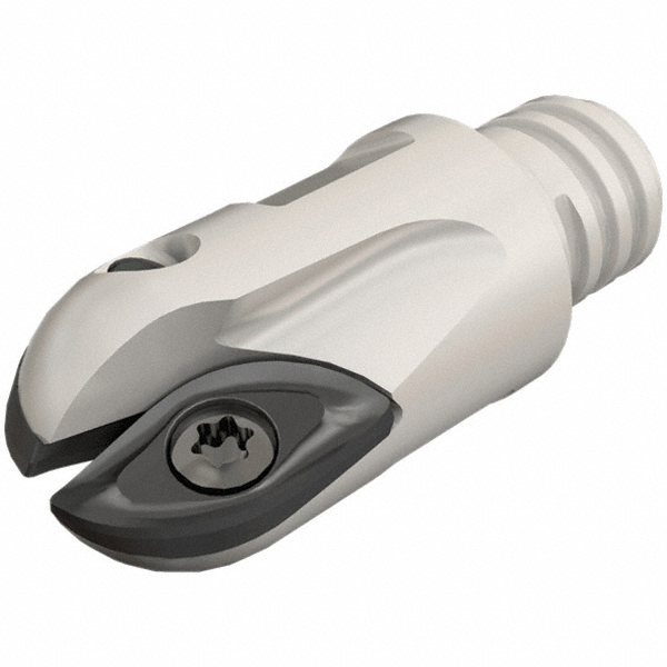 Iscar Indexable Ball Nose End Mill: 16 mm Cut Dia, Solid Carbide, 130 mm OAL - 3103431