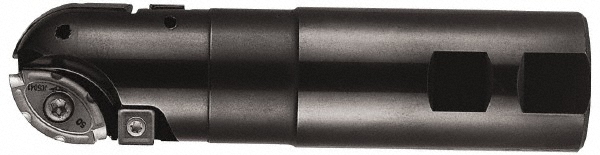 Walter Indexable Square-Shoulder End Mill: F4138.UT28.031.Z02.33, 1-1/4" Cut Dia, 1.3" Max Depth of Cut, T28 Modular Connection Shank - 5335556
