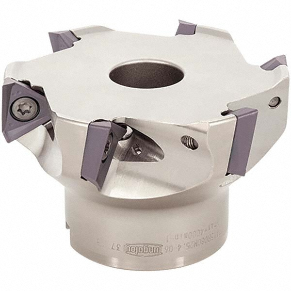 Tungaloy 125mm Cut Dia, 40mm Arbor Hole Dia, 15mm Max Depth, Indexable Square-Shoulder Face Mill - 6996238