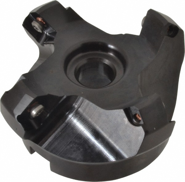 Kennametal 100.08mm Cut Dia, 1-1/4" Arbor Hole, 6.6mm Max Depth of Cut, 45° Indexable Chamfer & Angle Face Mill - 1817872
