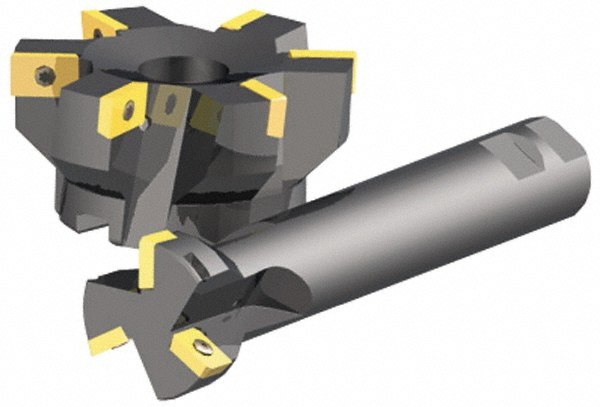Kennametal 1-1/2" Cut Dia, 0.58" Max Depth of Cut, 1-1/4" Shank Dia, Indexable Plunge End Mill - 1024825